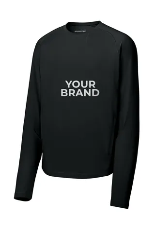 Sport-Tek Sport-Wick Stretch Pocketed Crewneck ST859