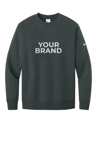 Nike Club Fleece Sleeve Swoosh Crew NKFD9863