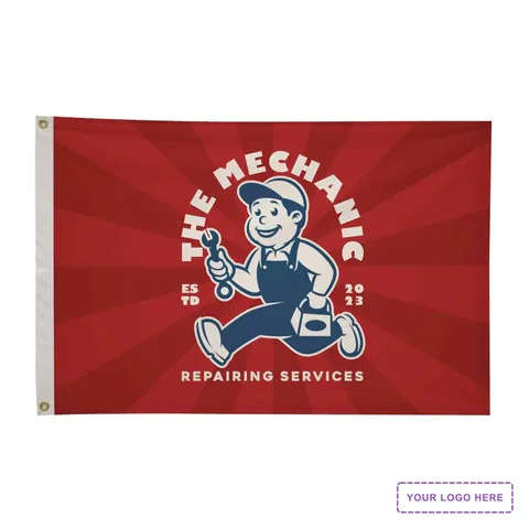 2' x 3' Nylon Flag Single-Sided