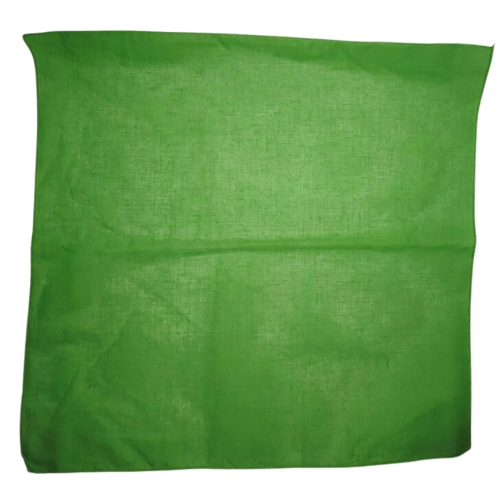 100% Cotton Bandana 22x22" (Hemmed)