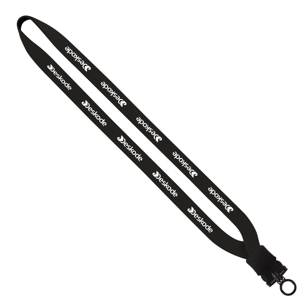 3/4" Neoprene Lanyard with Plastic Snap Buckle Release
