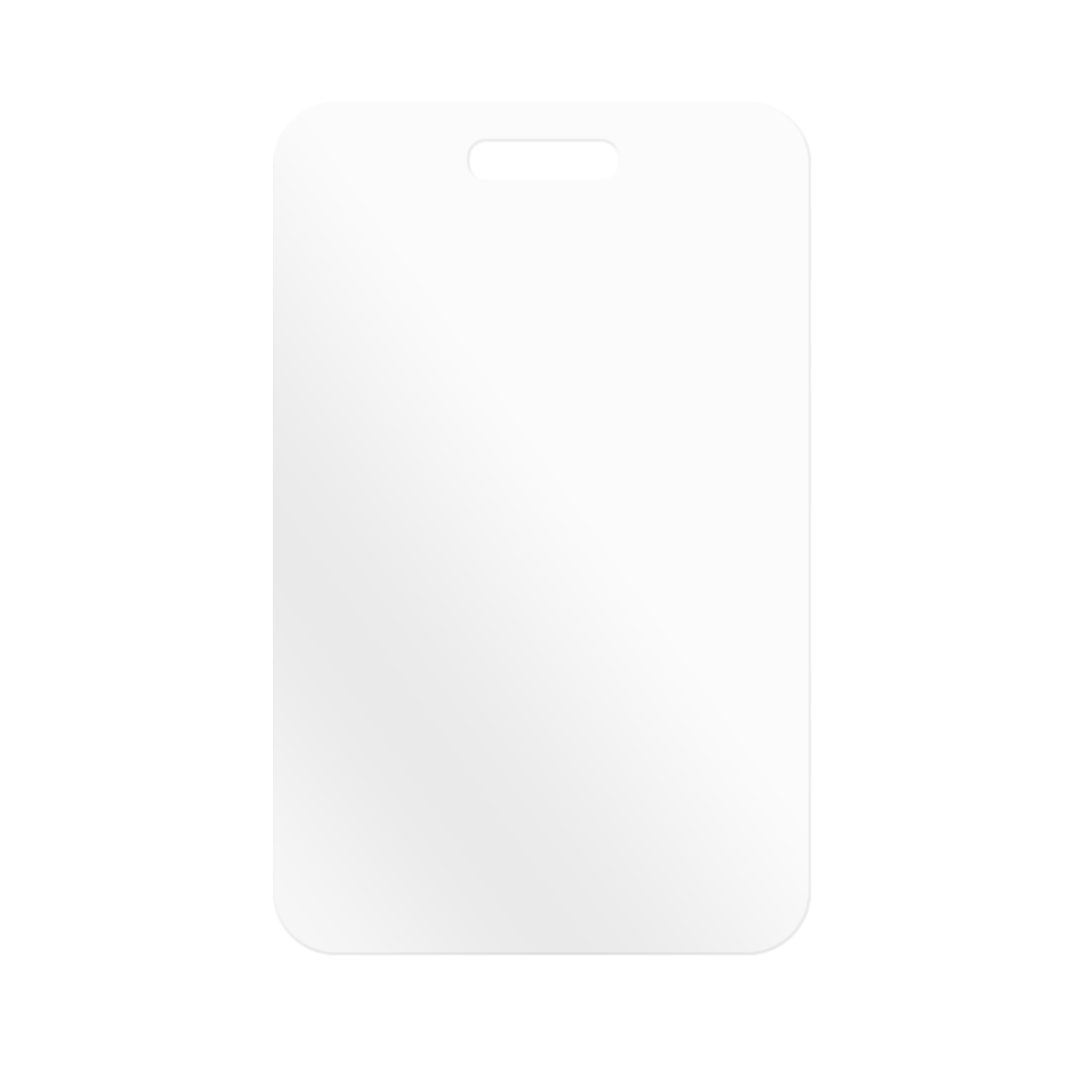 2 1/8" X 3 3/8" Plastic Identification Badge
