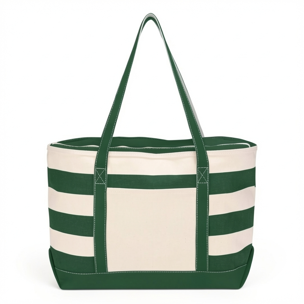 18 Oz. Cotton Canvas Nautical Tote Bag