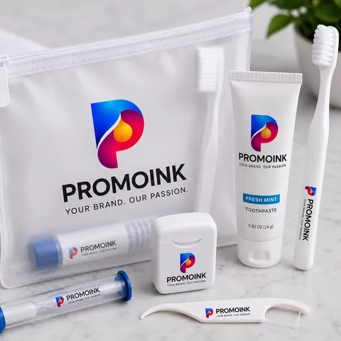 Custom Dental Care with the PromoInk AI logo
