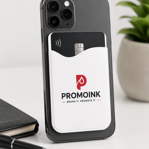 Custom Phone Wallets with the PromoInk AI logo