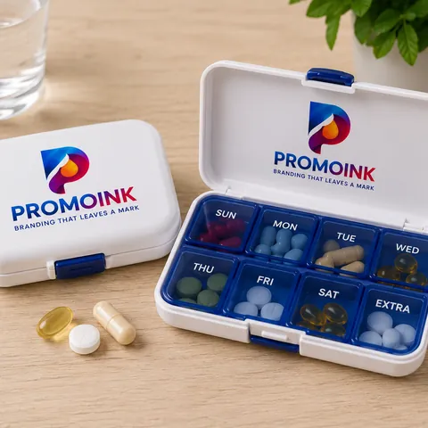 Pastilleros personalizados con el logo de PromoInk AI