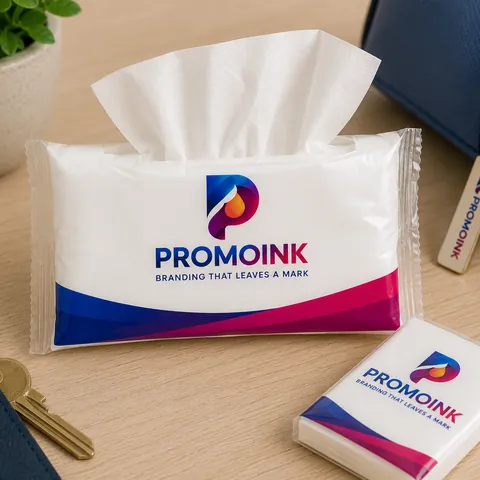 Custom Tissues with the PromoInk AI logo