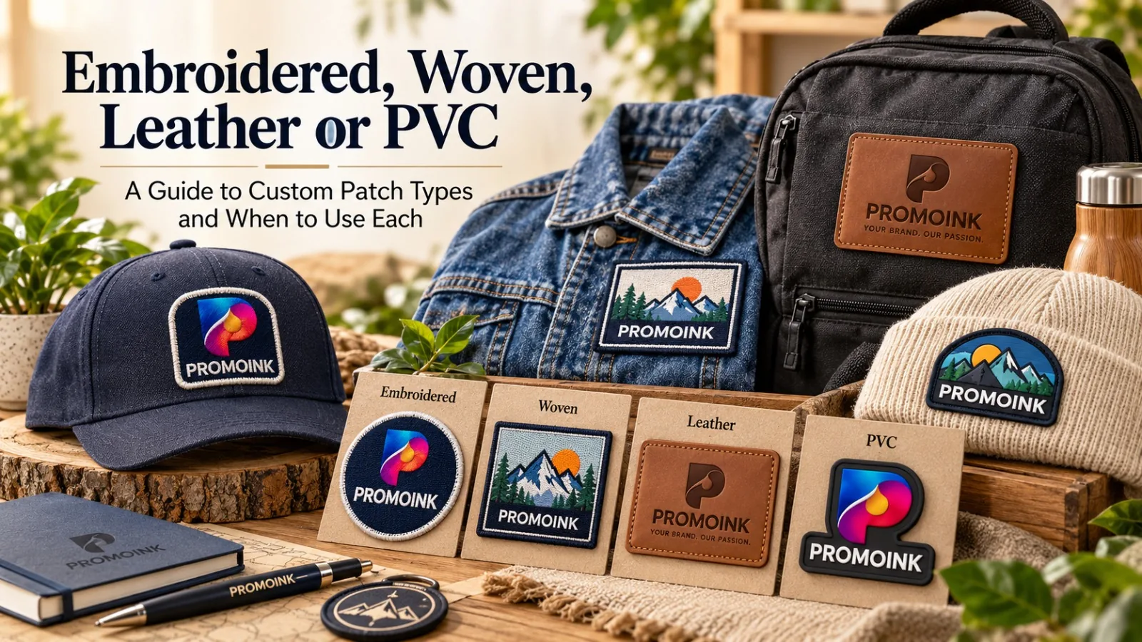 Embroidered, Woven, Leather or PVC: A Guide to Custom Patch Types and When to Use Each